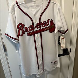 Chipper Jones Jersey Authentic Majestic 44